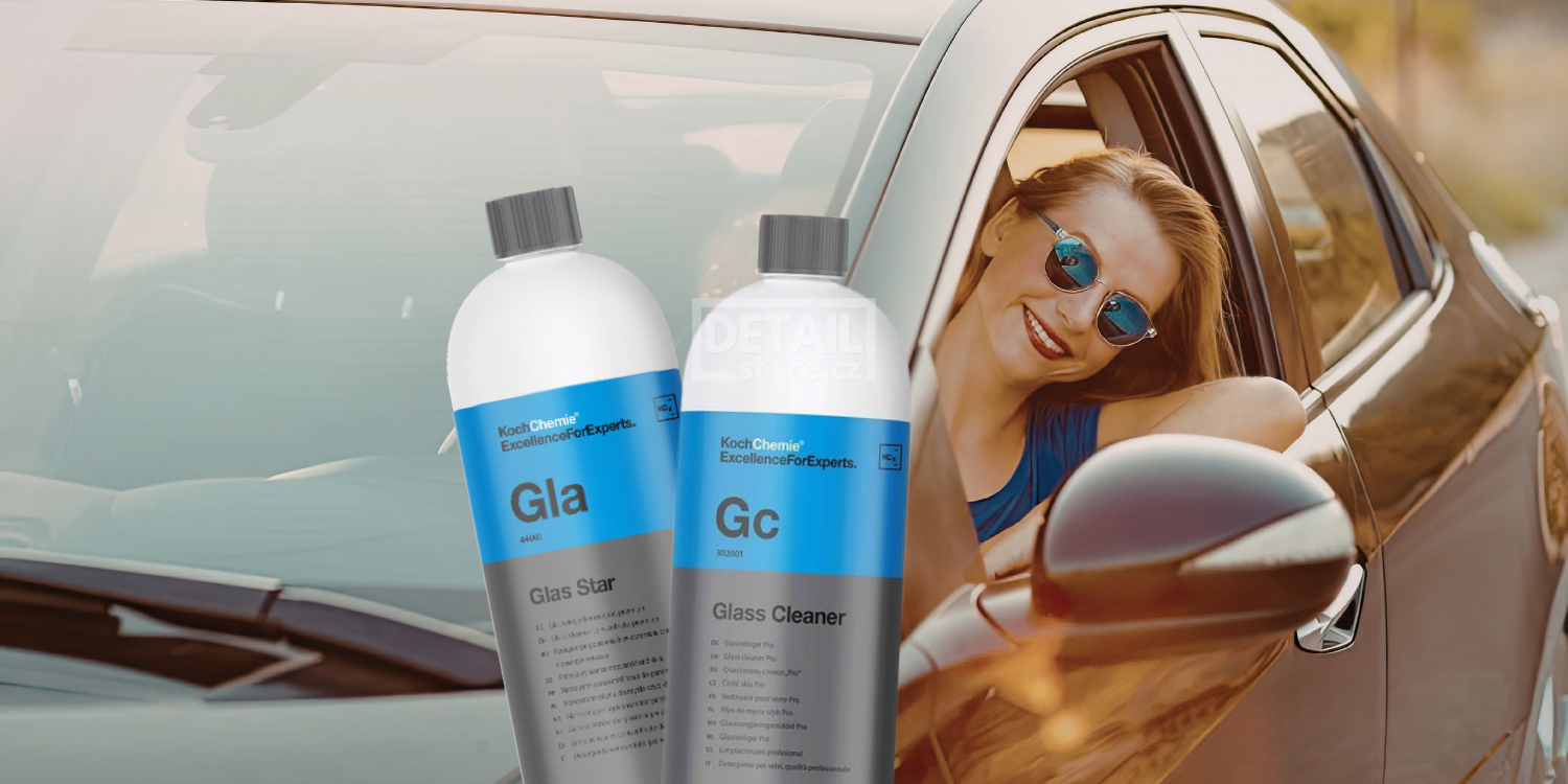 Koch Chemie Glass Cleaner vs Glas Star: jaký čistič skel vybrat