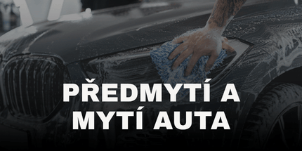 Předmytí a mytí auta
