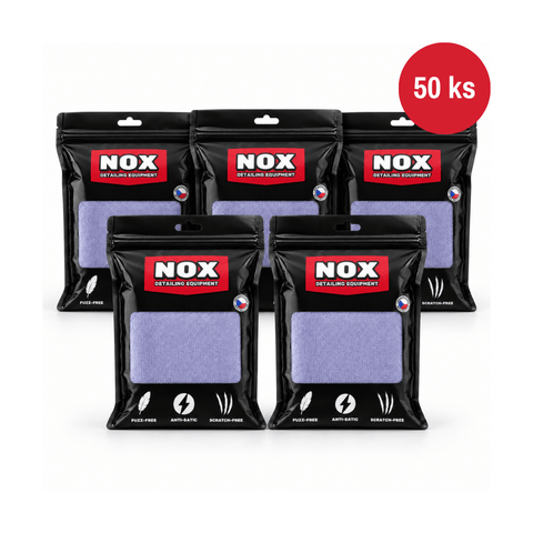 FiberOne 50-pack | Mikrovláknová utěrka (250 GSM; 40x40 cm) 50x