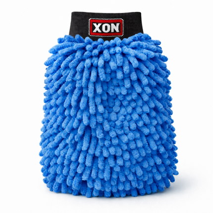 ChenilleWash Blue | Premium Chenille Mitt