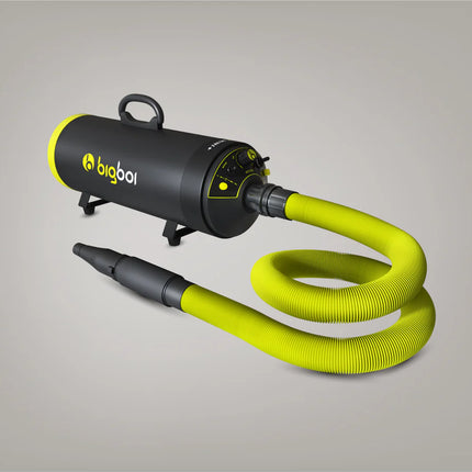 Elektrický vysoušeč BigBoi BlowR Mini+ černý s hadicí a dvěma nástavci