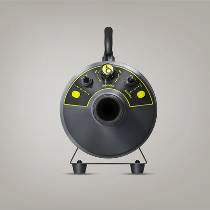 Elektrický vysoušeč BigBoi BlowR Mini+ čelní panel s ovládacími knoflíky