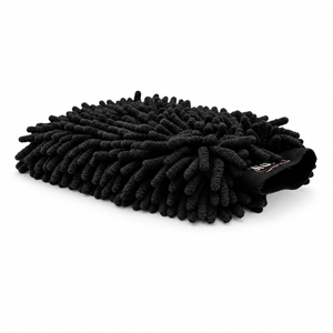 ChenilleWash Black | Premium Chenille Mitt