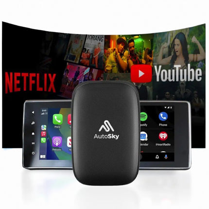 AutoSky USB Box Lite - Adapter for Apple CarPlay / Android Auto and Netflix