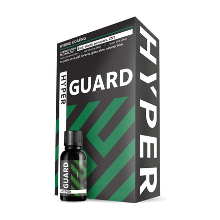 Keramická ochrana laku HYPER Guard: lahvička a kartonová krabice
