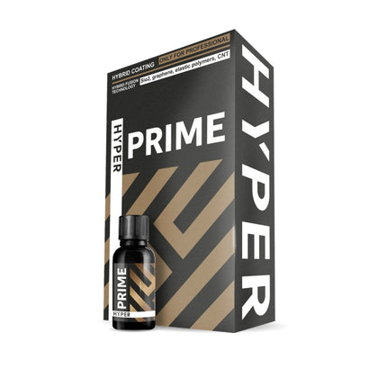 Balení HYPER Prime v krabici, černá krabice se zlatými pruhy a logem