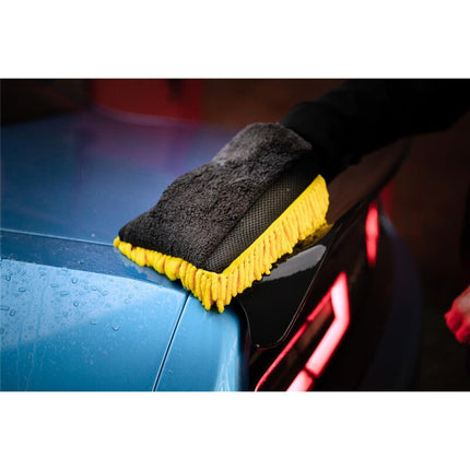 Nuke Guys 3-Way Wonder Gray/Yellow - Microfiber Washing Mitt