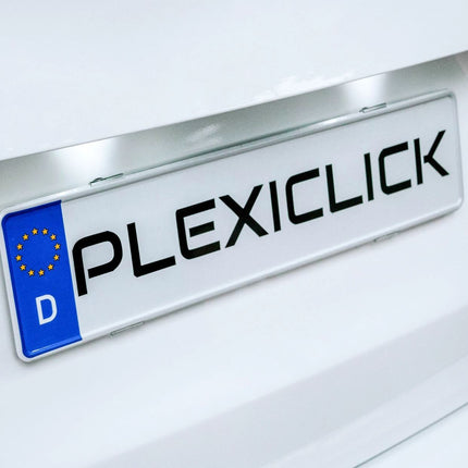 PLEXICLICK - Invisible License Plate Holders (EN)