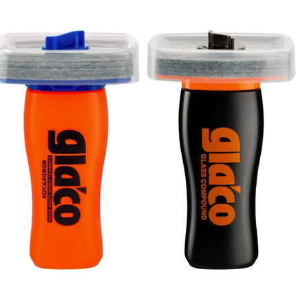 SOFT99 Glaco Anti-Rain Glass Coat - Sada tek. stěračů a leštěnky (110+100 ml)